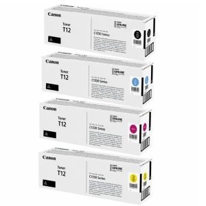 Kit Tóner Canon T12 Original CMYK para imagePRESS C265 C270 C280 C560