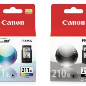 Pack Tintas Canon PG-210XL Negra + CL-211XL Tricolor Original para PIXMA MP250 MP270 MP280 IP2700